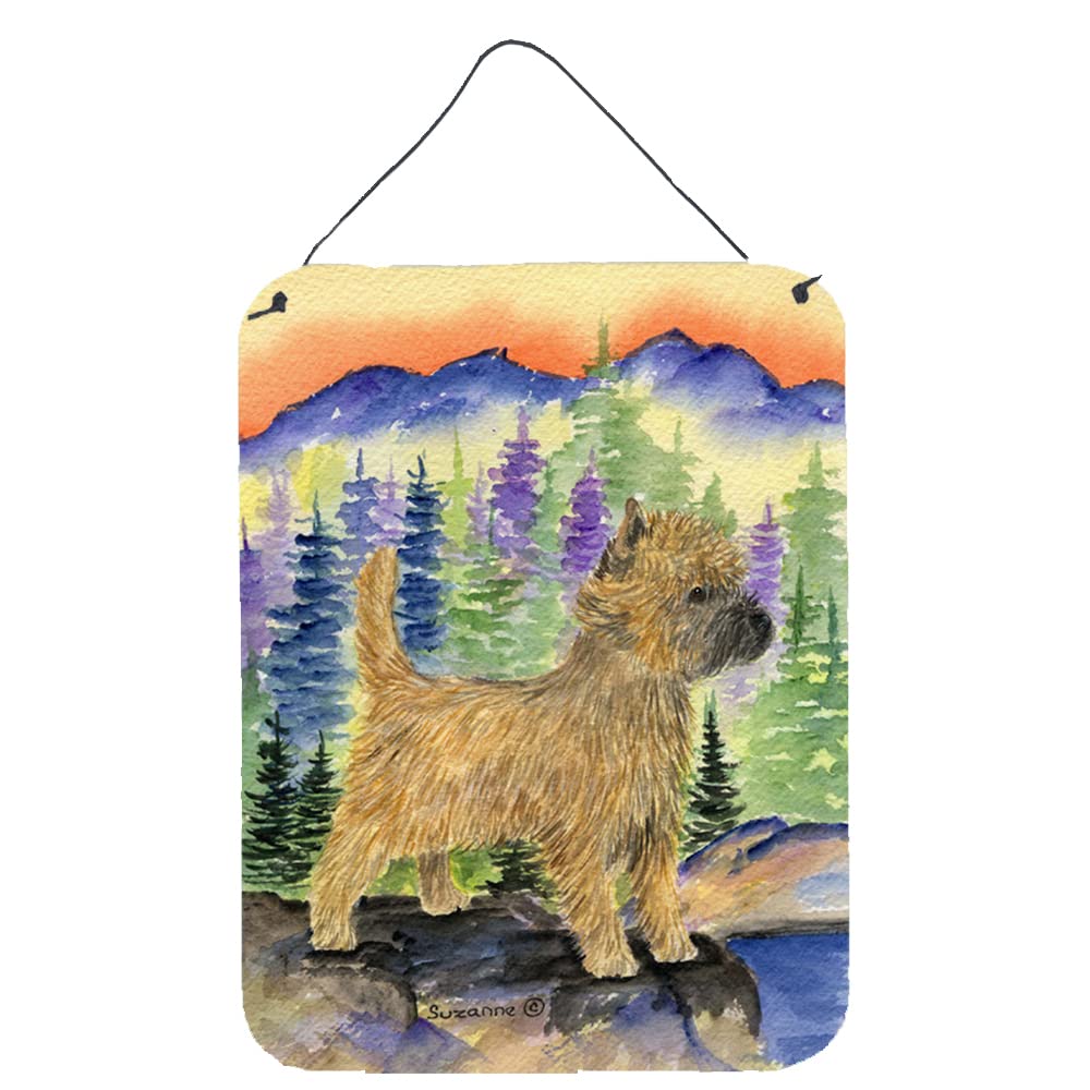 Cairn Terrier Metal Wall Art - 12x16 Inch Aluminum Sign for Kitchen, Bathroom, Bar & Front Door Decor - Durable Multicolor Hanging Plaque for Pet Lovers & Home Decoration