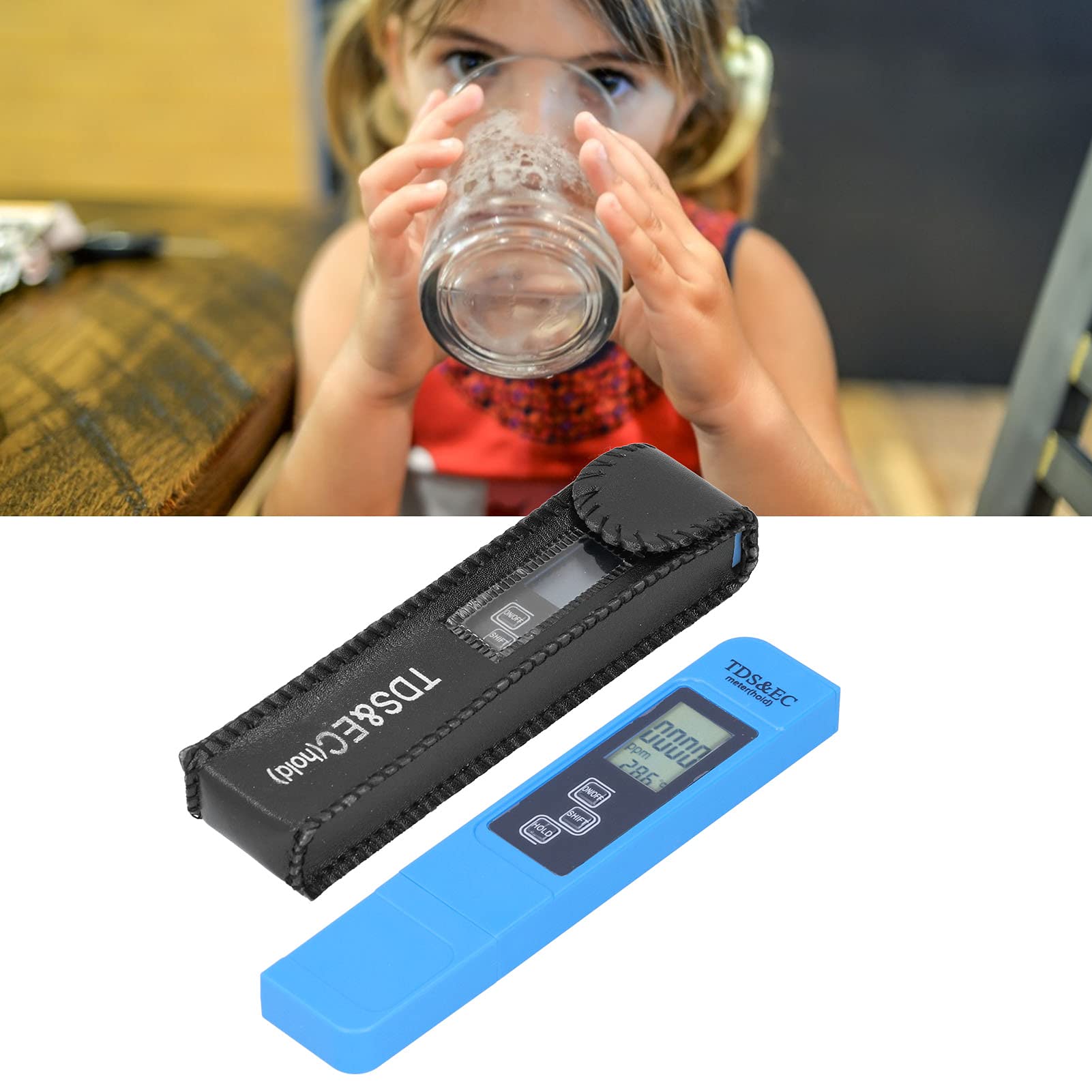 01 Water Quality Monitor - High Accuracy 0-9999ppm Tester, Energy-Saving Design for Home, Pool, Aquarium, and Hydroponics