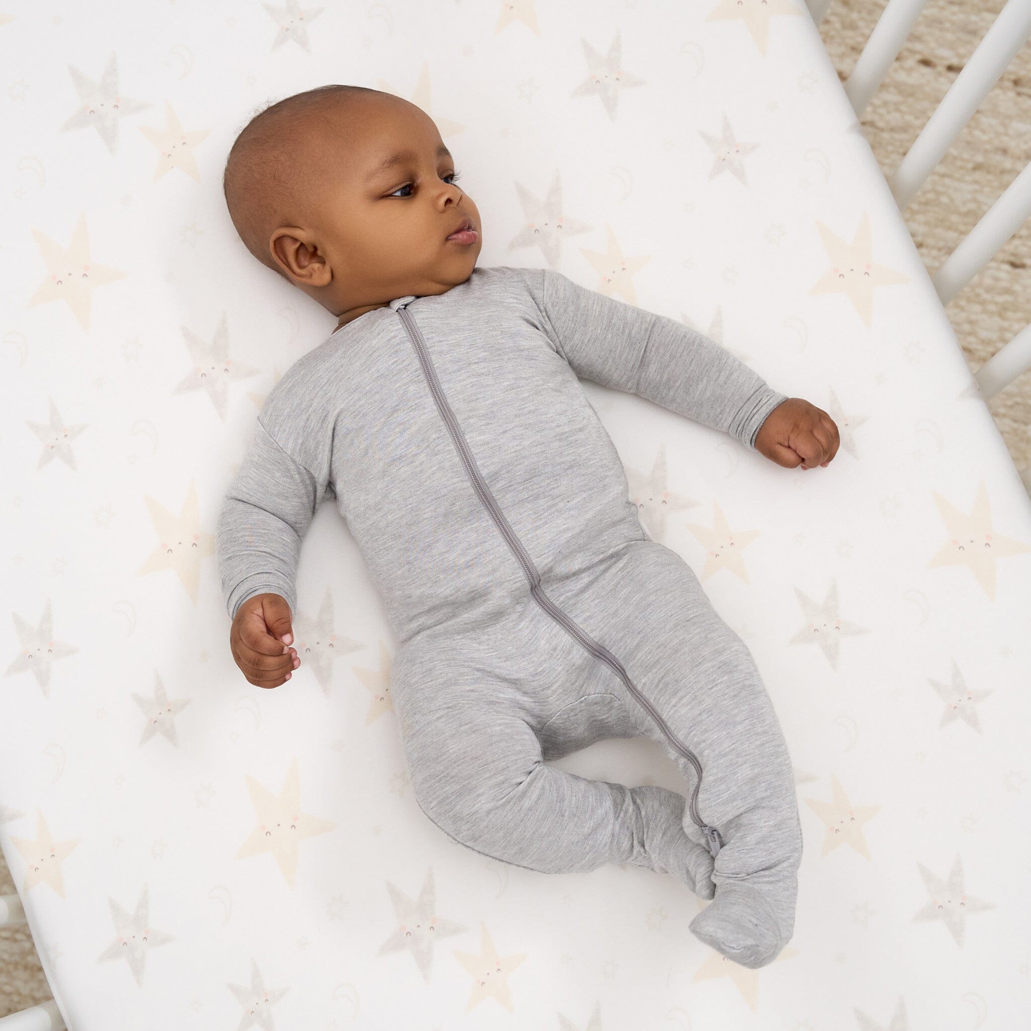 2 Pack Neutral Celestial Crib Sheets - Soft Baby Crib Fitted Sheets for Nursery, Boys & Girls - Perfect for Newborn, Toddler & Infant Bedding (Space Theme)