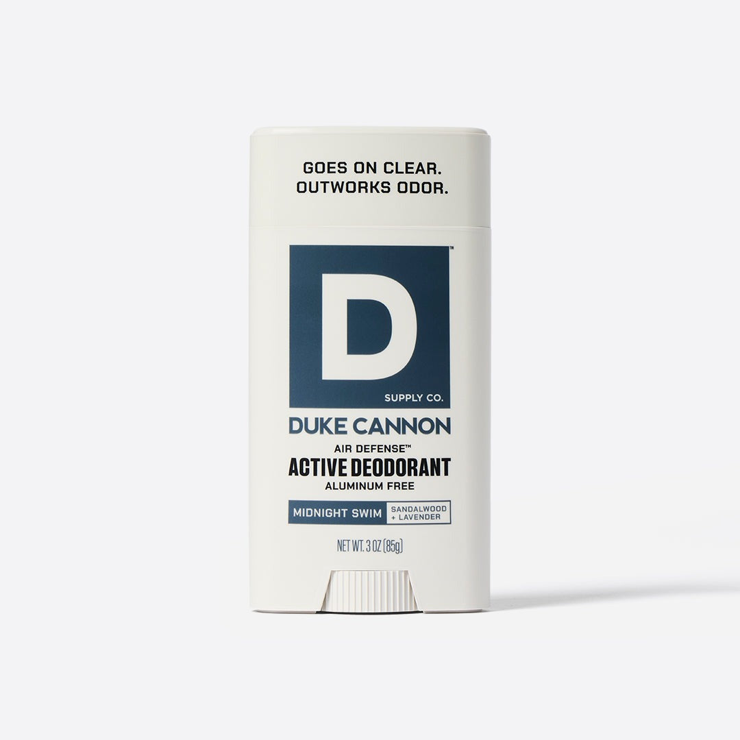 Aluminum-Free Air Defense Active Deodorant for Men & Women - Midnight Swim Scent - Long-Lasting Odor Protection for Gym, Work & Outdoor Activities