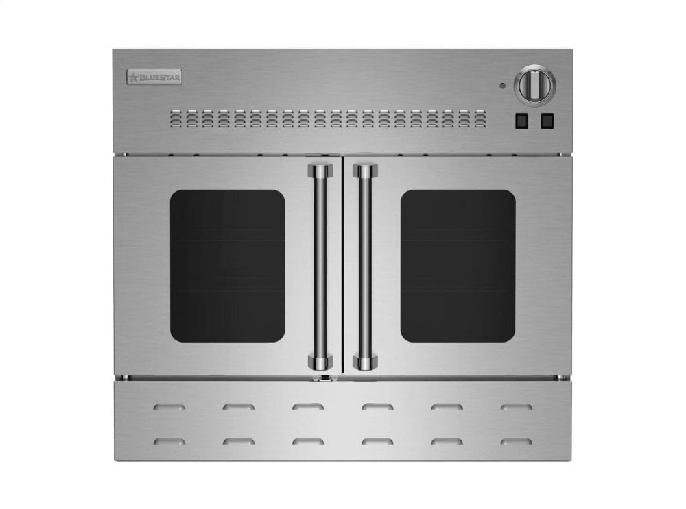 Bluestar BWO36AGS 36 Inch Professional Gas Wall Oven with French Doors - Perfect for Home Chefs & Modern Kitchens
