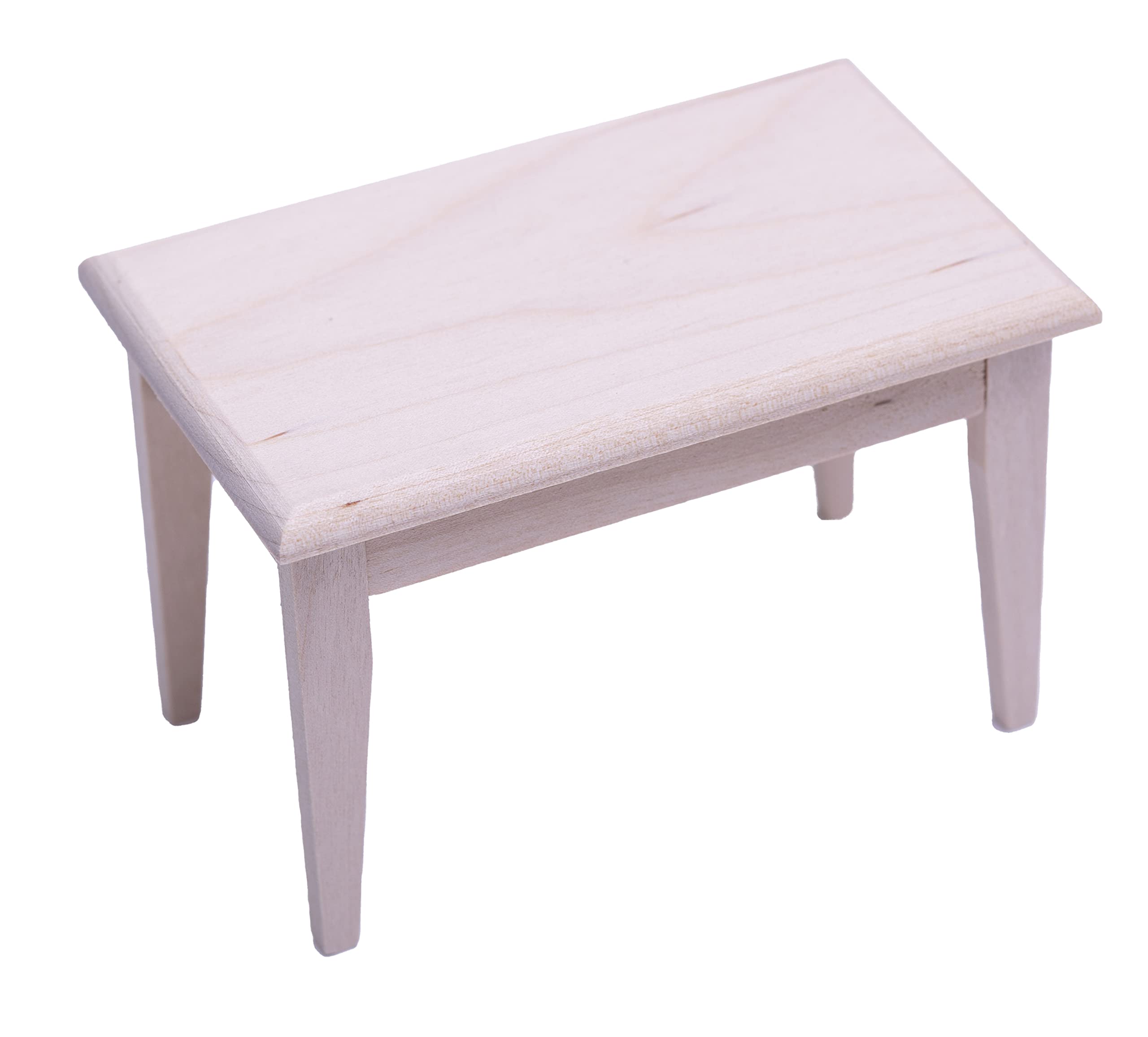 1:12 Scale Miniature Dollhouse Furniture Set - Wooden Dining Table & Chairs with Milk Bottle Accessories | Perfect for Dollhouse Decor, Collectors, and DIY Miniature Scenes