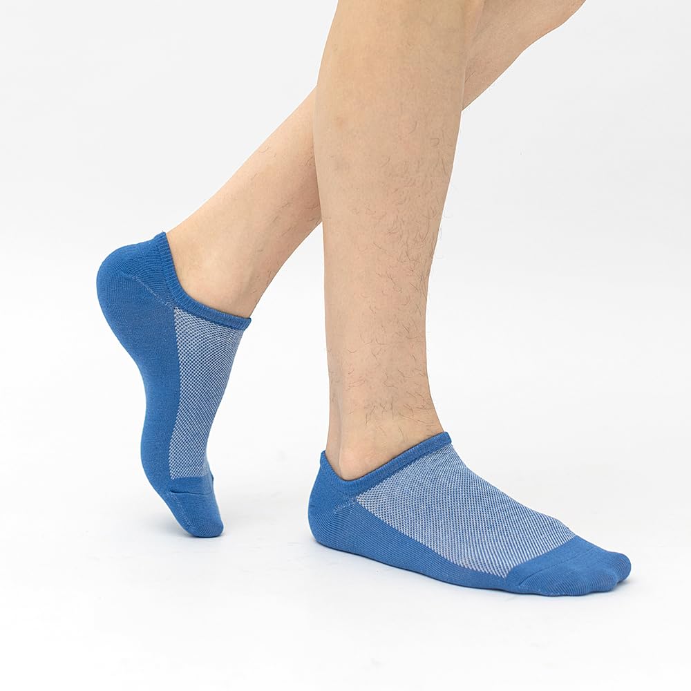 JOYNÉE 20 Pairs Men's No Show Socks - Low Cut Ankle Socks for Men, Breathable Short Casual Socks for Everyday Wear, Sports & Work - Perfect for Sneakers & Loafers