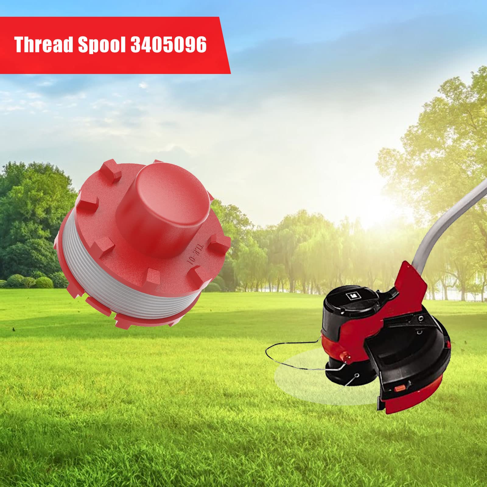 5 Pack Replacement Trimmer Line Spools for EIN-hell GE-CT 36/30 Li E Solo AGILLO 36/255 BL AGILLO 18/200 - 2mm Diameter 8m Length - Compatible with Grass Trimmers & Lawn Edgers - Perfect for Yard Maintenance & Landscaping
