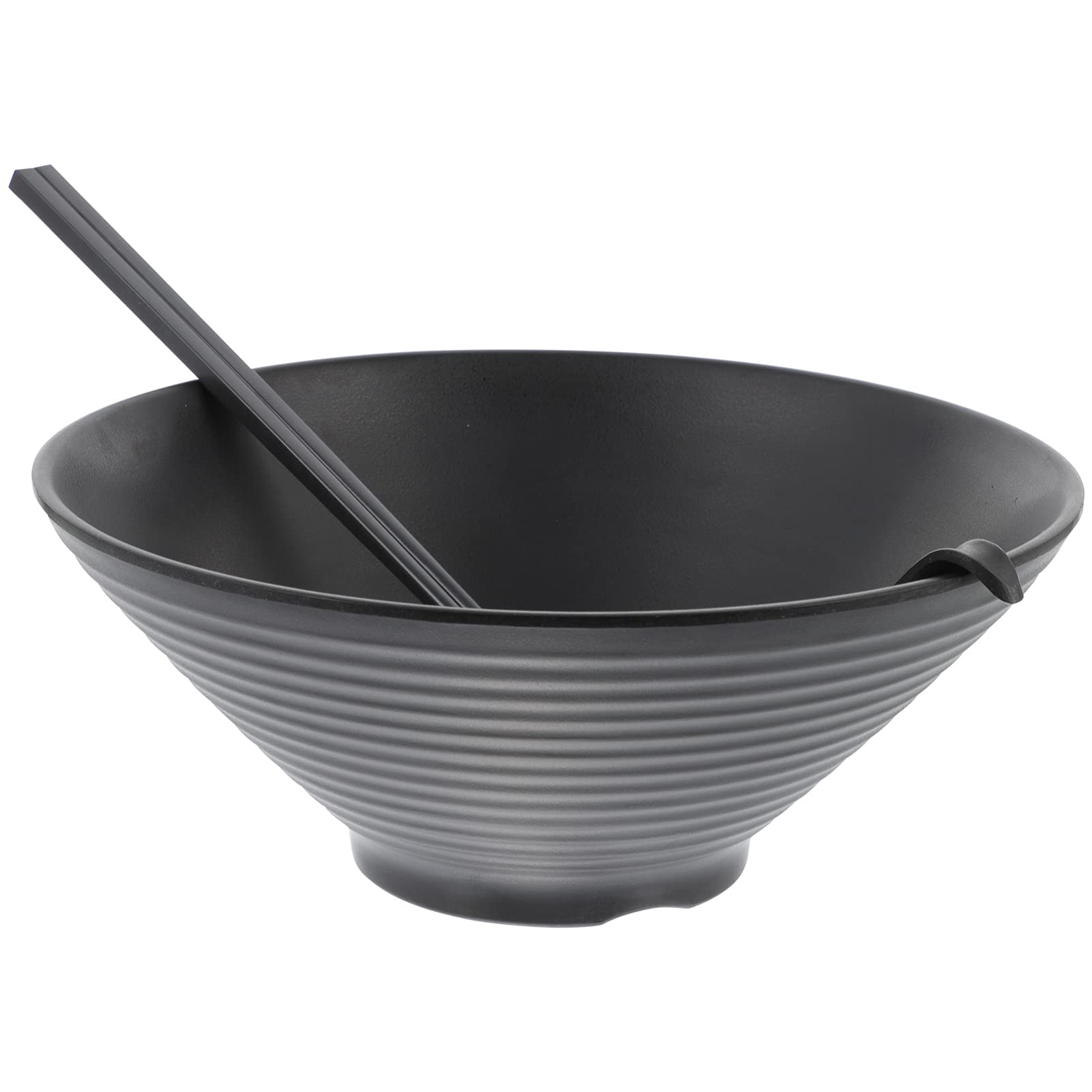 DOITOOL 6-Piece Melamine Bowl Set - Durable Bamboo Hat Design for Ramen, Rice & Noodles | Microwave & Dishwasher Safe | Perfect for Asian Cuisine, Camping & Outdoor Dining