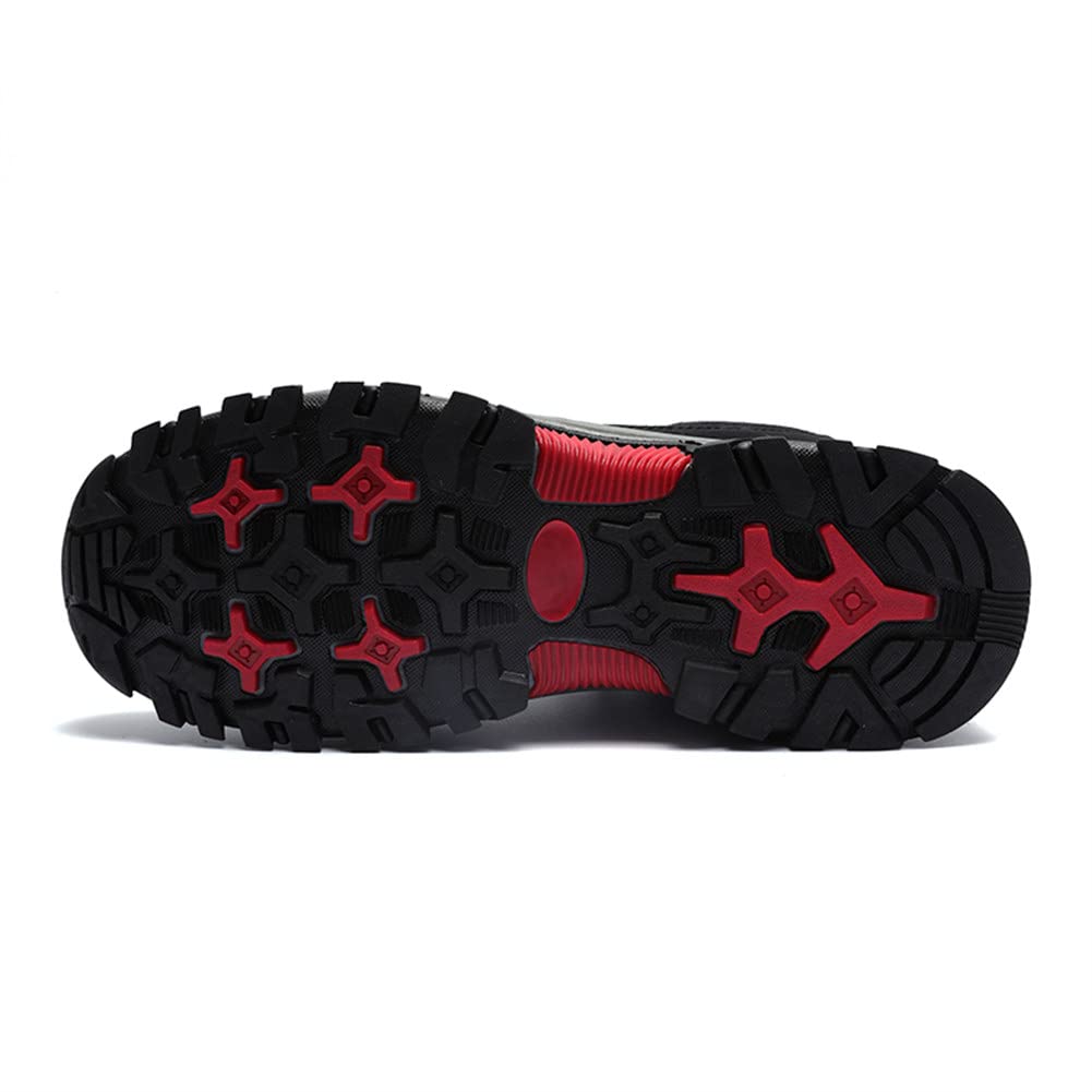 Men's Waterproof Hiking Boots - Lightweight Multi-Terrain Outdoor Shoes with Anti-Slip Lugs & Durable Camouflage Design for Trekking, Camping & Work | Comfortable Ankle Support for All-Day Wear