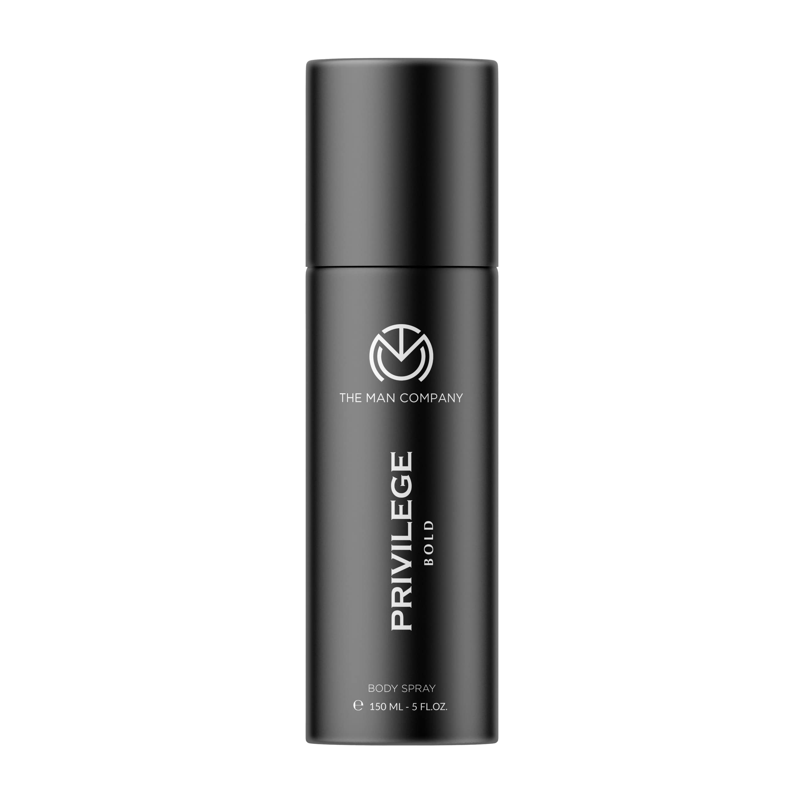 The Man Company Privilege Bold Deodorant for Men - 150ml | Premium Long-Lasting Fragrance Body Spray | All-Day Freshness | Ideal for Work, Gym & Daily Use | Perfect Gift for Him