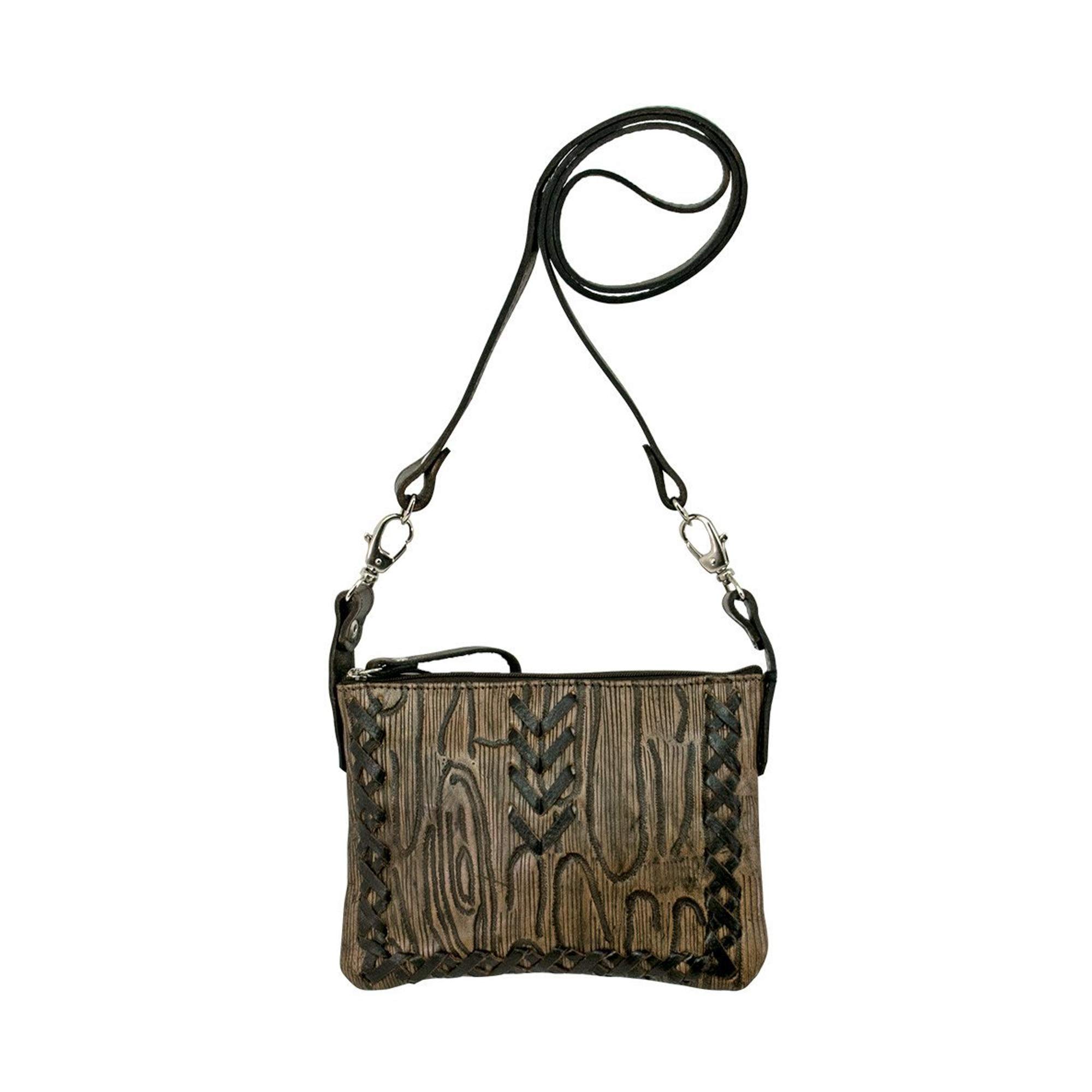 Women's Western Style Driftwood Trail Rider Crossbody Bag & Hip Bag - Perfect for Hiking, Travel, and Everyday Use
