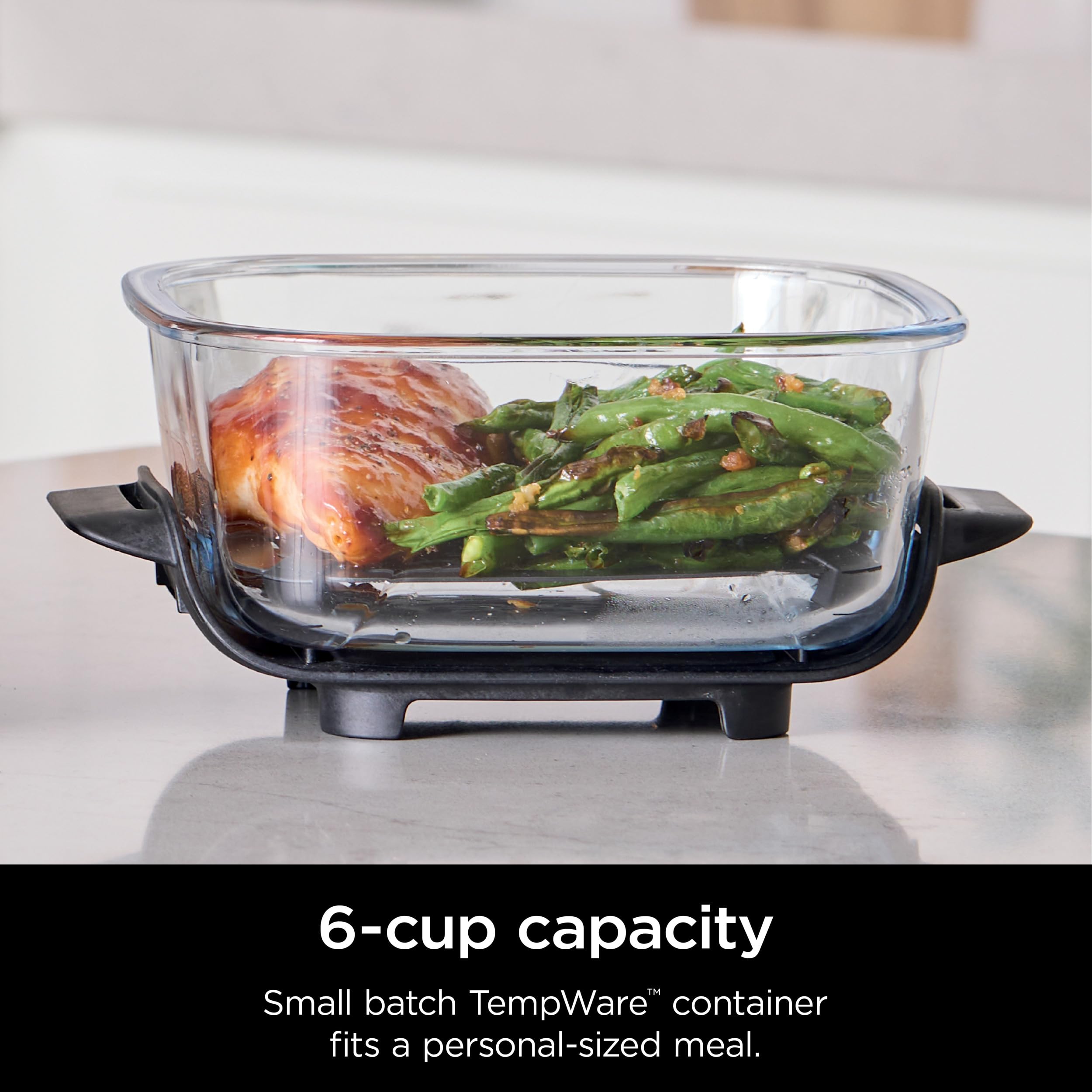Ninja FN100 Crispi Series 4QT Air Fryer with Crispi System - 3 BPA-Free Containers & Storage Lids - Microwave, Freezer & Dishwasher Safe - Non-Toxic Portable Cooking System for Healthy Meals - Perfect for Small Kitchens, Dorms & RV Cooking