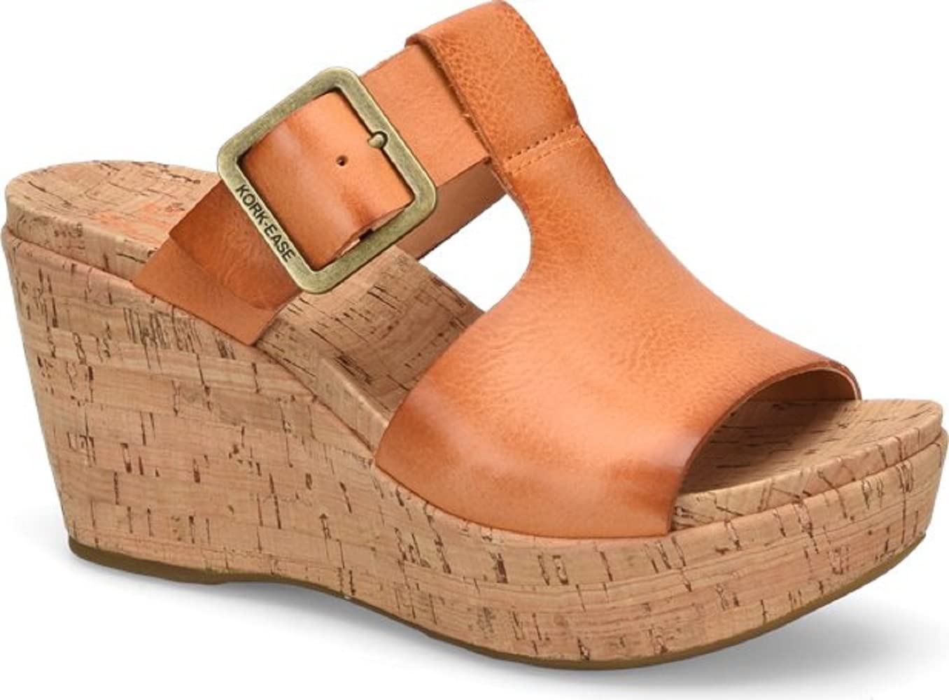 KORK-EASE Women's Andi Comfort Wedge Sandals - Stylish Summer Casual Shoes for Beach, Walking & Outdoor Activities