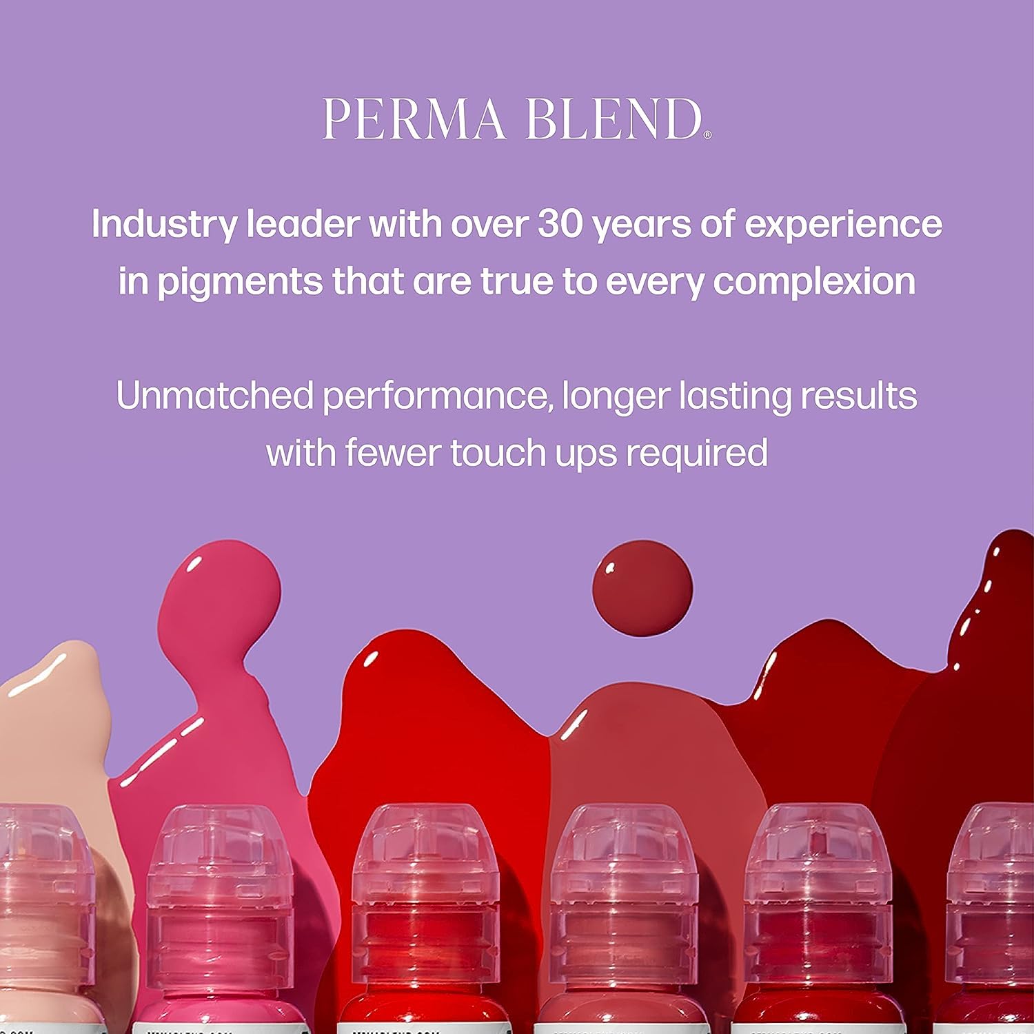 Perma Blend Lip Set - Permanent Makeup Tattoo Ink Kit for Lip Blush & Microblading - Vegan Tattoo Pigments (Raspberry, Lush, Bazooka Pink) - 0.5 oz Each - Ideal for Professional Tattoo Artists & Cosmetic Clinics