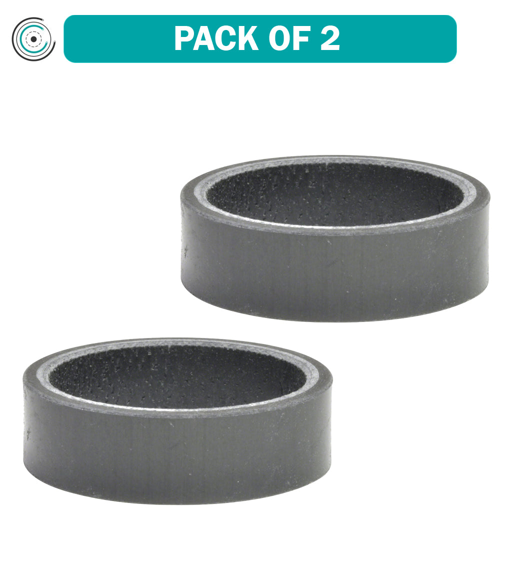 2 Pack Carbon Fiber Headset Spacer 1 1/8