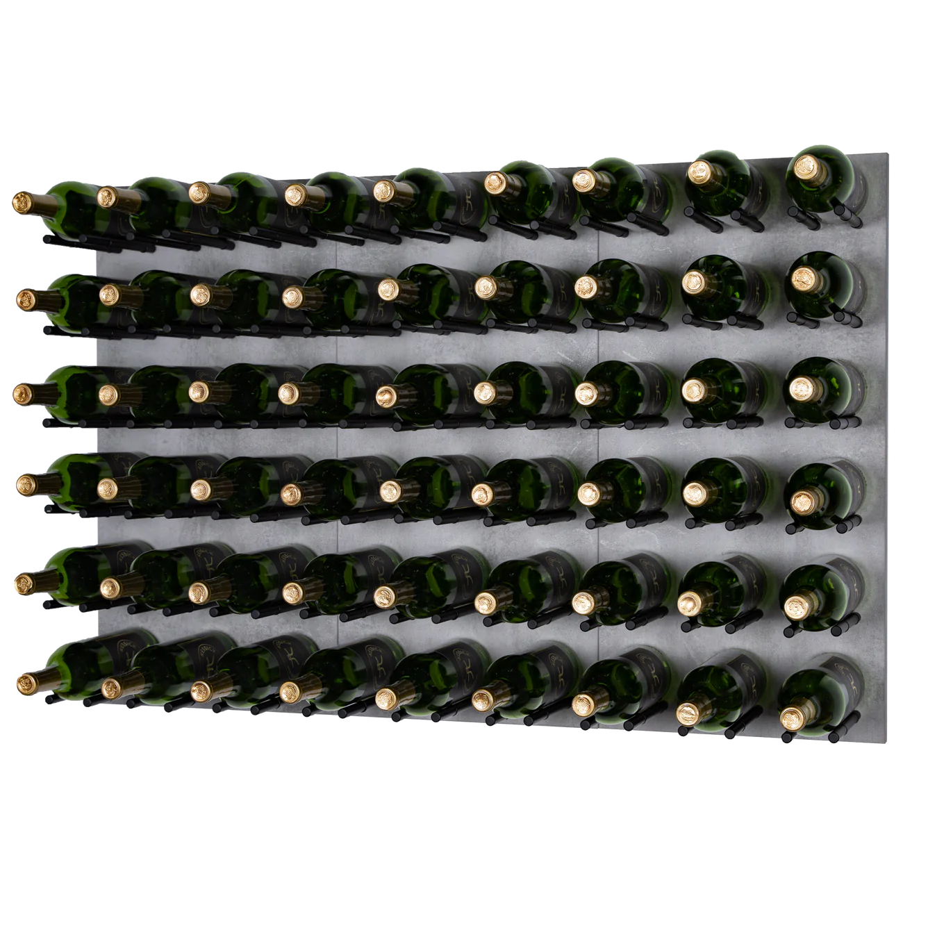 Kessick Wine as Art Montford Wine Wall - Elegant Wine Bottle Display Rack for Home Bar, Kitchen, Dining Room & Wine Cellar Decor