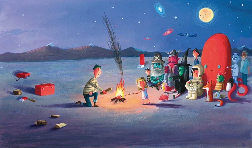 Oliver Jeffers: What We'll Build - Heartwarming Father-Daughter Storybook | Perfect for Bedtime Reading & Family Bonding Moments