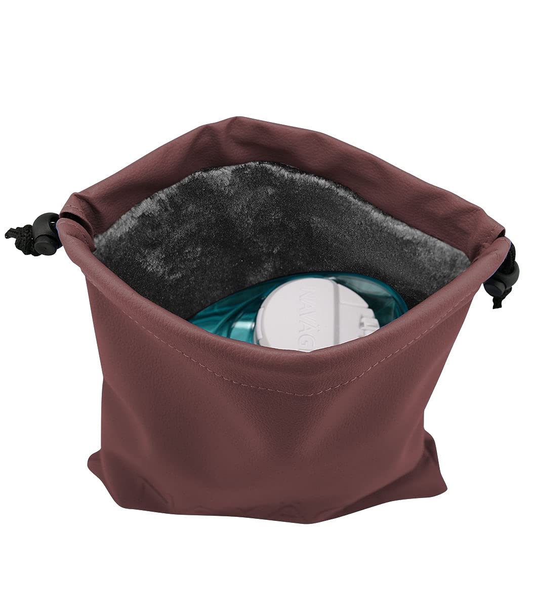 Navage Burgundy Travel Bag for Nasal Cleaner - Portable Nose Irrigation Kit Case for Travel, Gym & Home Use