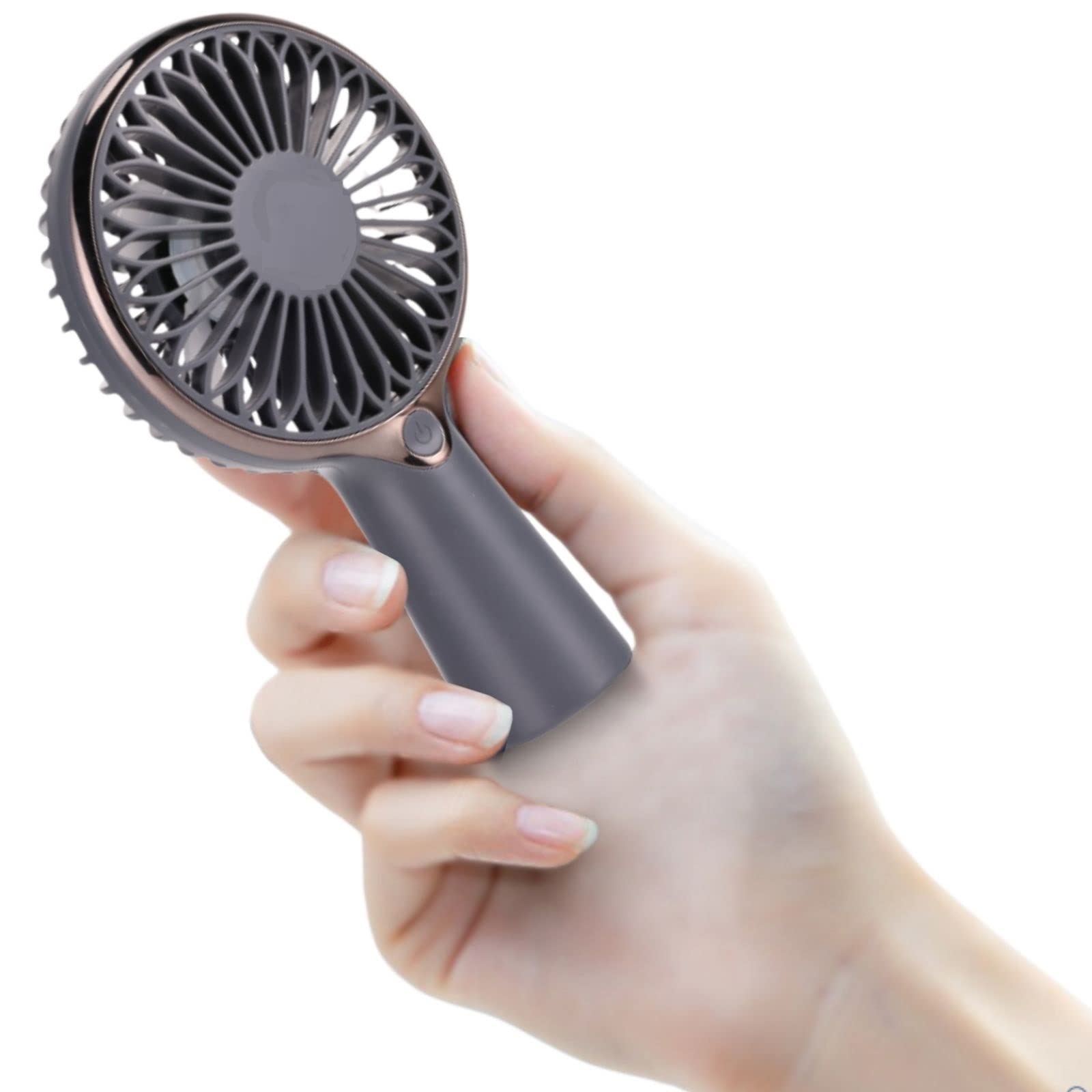 Portable USB Rechargeable Mini Handheld Fan - 3-6 Hours Cooling, Personal Desk Fan for Travel, Office & Outdoor Use | Perfect for Summer, Camping, and Workspaces