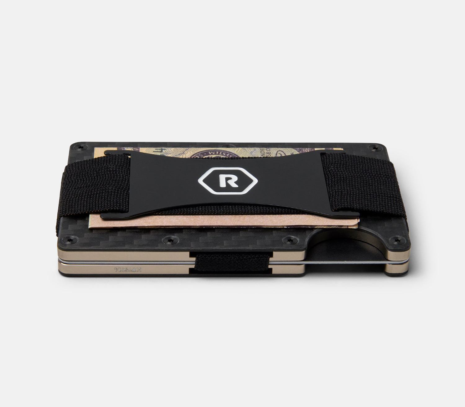 Ridge Wallet Monaco White Carbon Fiber Slim Minimalist RFID Blocking Front Pocket Wallet for Men - Perfect for Everyday Carry, Travel & Gifts
