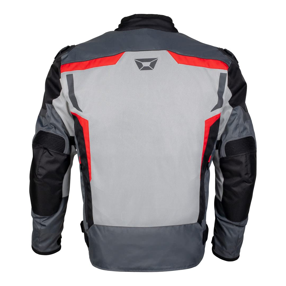 Cortech Men's Hyper-Flo Air Jacket - Lightweight Motorcycle Riding Jacket with Ventilation for Summer & Warm Weather - Perfect for Street Biking, Commuting & Outdoor Adventures