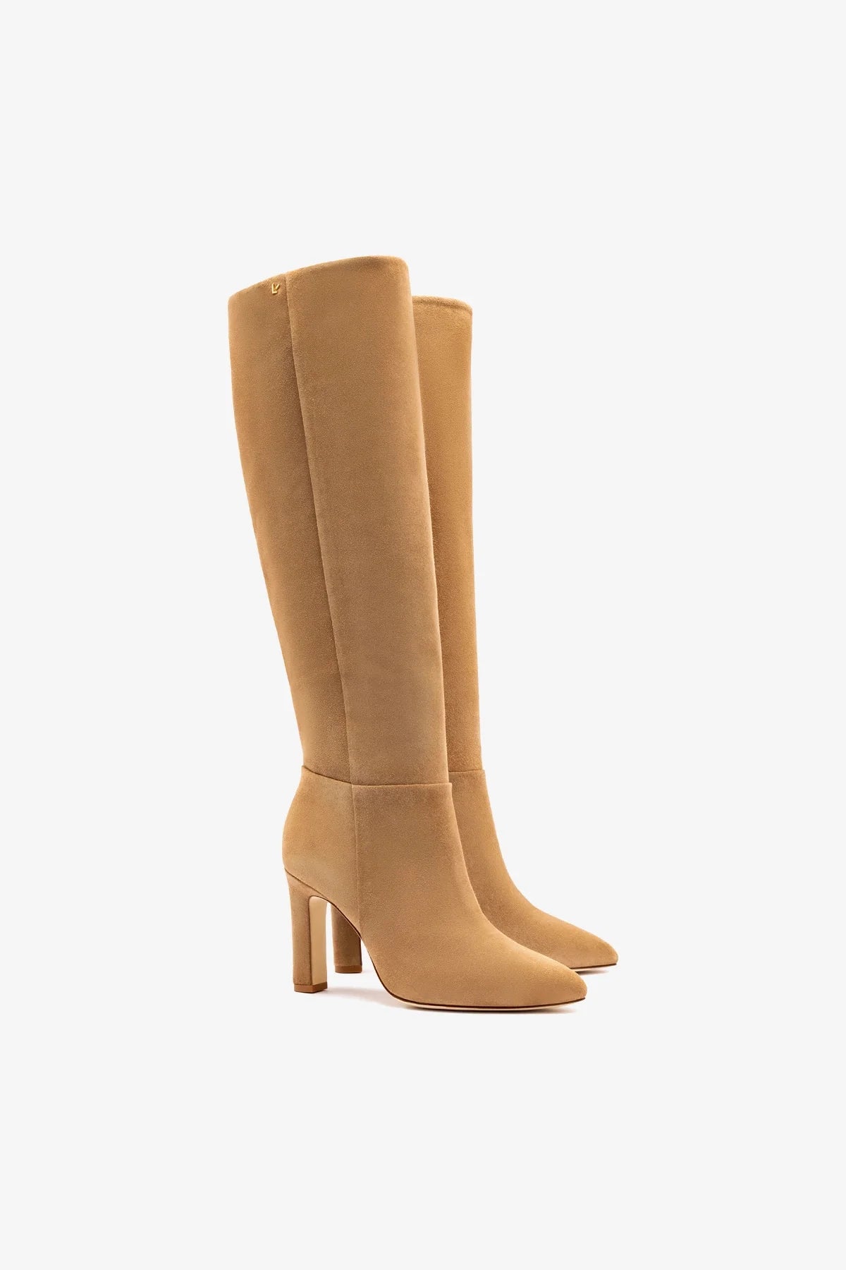 Cindy Hi Boot In Peanut Suede - Women's Fashion Ankle Boots for Fall & Winter - Comfortable Casual & Dressy Style - Perfect for Office, Date Night & Outdoor Adventures