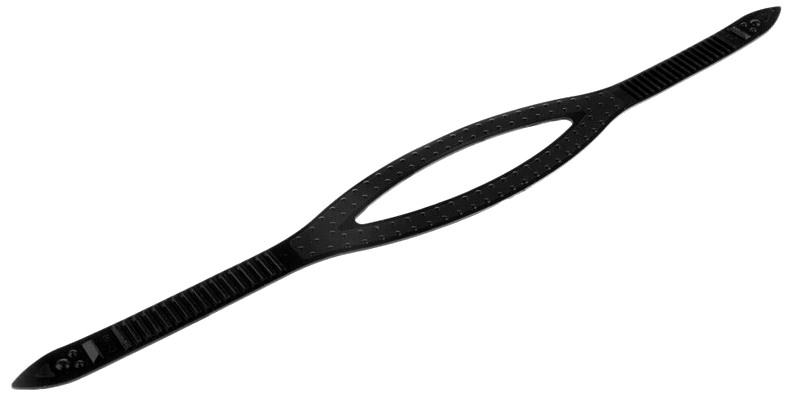 Beaver Slim Line Mask Strap - Black Silicone Comfortable Adjustable Strap for Face Masks - Perfect for Workouts, Travel & Daily Protection
