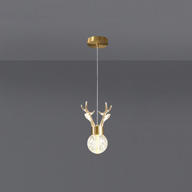 Little Deer Pendant Lamp - Modern Nursery Decor, Kids Room Lighting, Animal-Themed Ceiling Light for Bedroom & Playroom