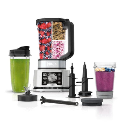 Ninja Foodi Power Blender and Processor System CB350 - High-Speed Blender for Smoothies, Sauces & Nut Butters - Perfect for Kitchens, Restaurants & Healthy Lifestyles
