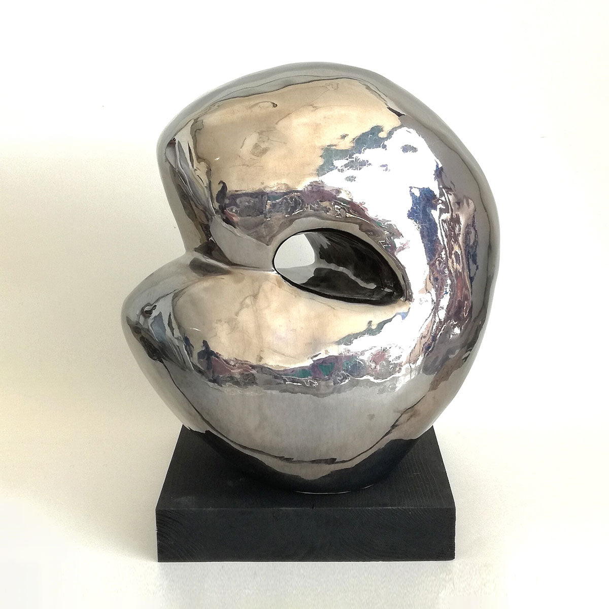 Abbraccio Ceramic Sculpture by Sarandrea Monica - Handmade Art for Home Decor, Gift & Office Display