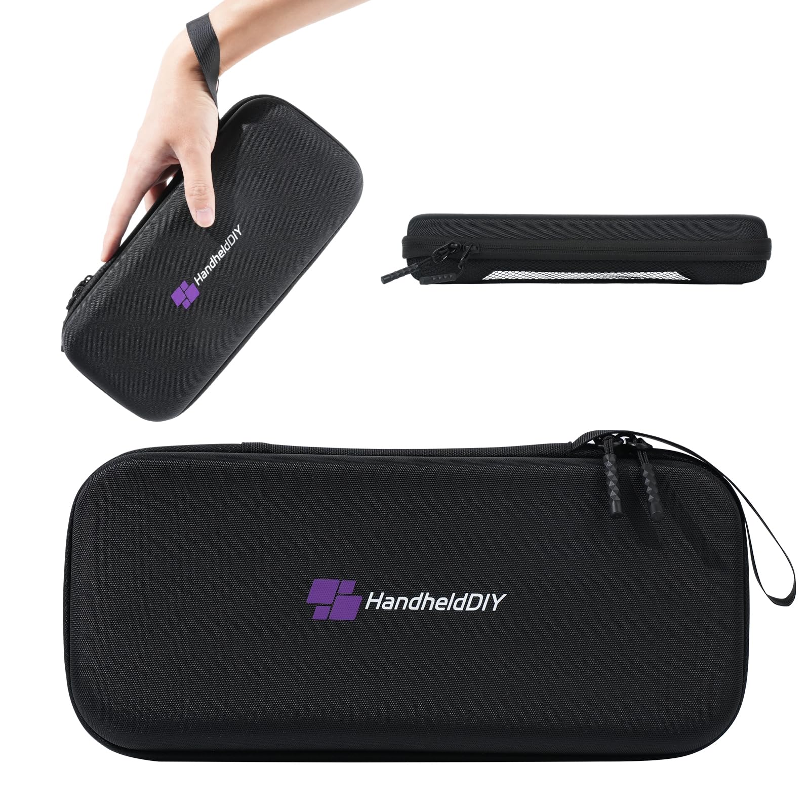 Ultra Thin ASUS ROG Ally Carrying Case - 900D Premium Nylon with Mesh Pocket - Lightweight Travel Bag - Dustproof & Scratch Resistant Gaming Accessory (Black) - Perfect for Travel, Commuting & Gaming On-The-Go