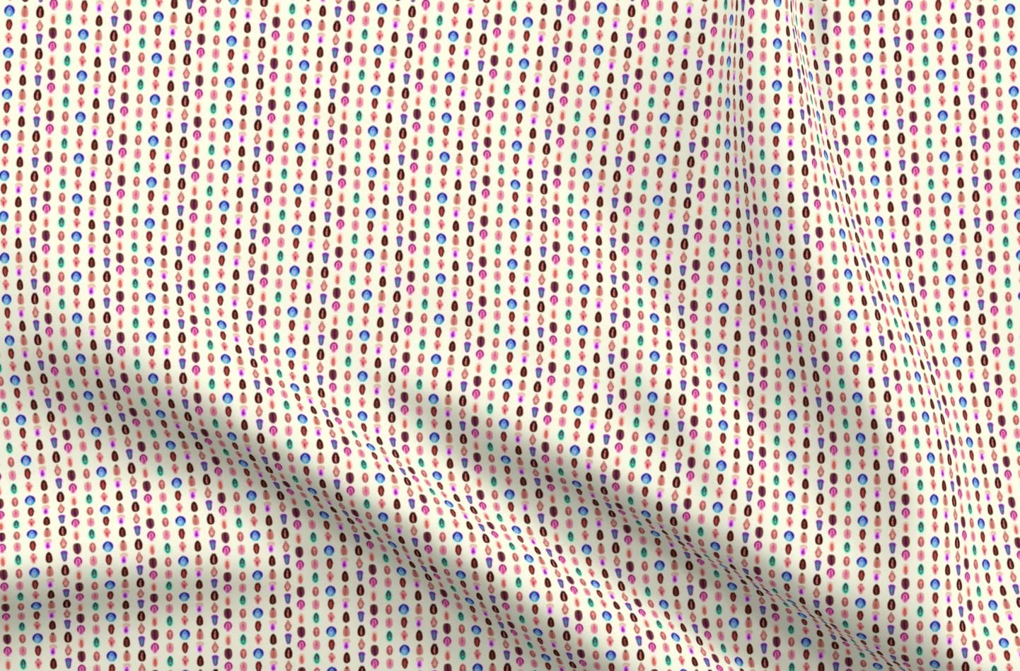 Small Purple Uterus Print Satin Fabric by The Yard - Premium Sewing Material for Apparel, Fashion, Blankets & Home Decor - Perfect for DIY Crafts, Lining, Dresses and Unique Gifts