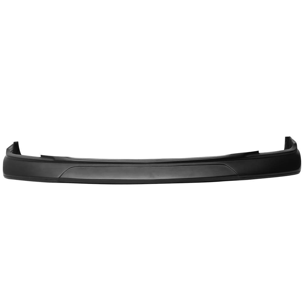 IKON MOTORSPORTS VIP Style PU Black Front Bumper Lip Spoiler Splitter for 2002-2003 Toyota Camry - Aggressive Styling Upgrade for Street Racing & Car Shows