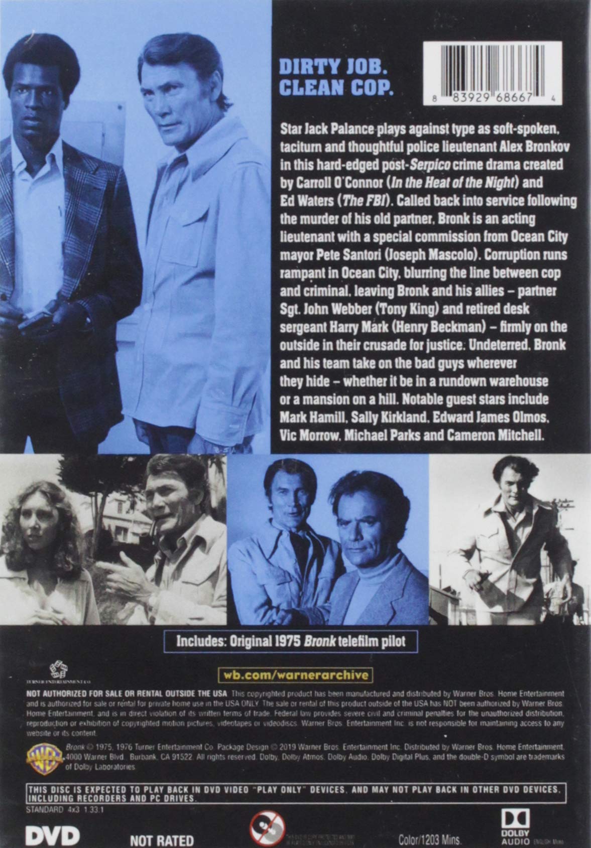 Bronk: The Complete Series DVD Box Set | Classic Crime Drama TV Show | Perfect for Collectors & Crime Genre Fans | Enjoy at Home or Gift to TV Lovers