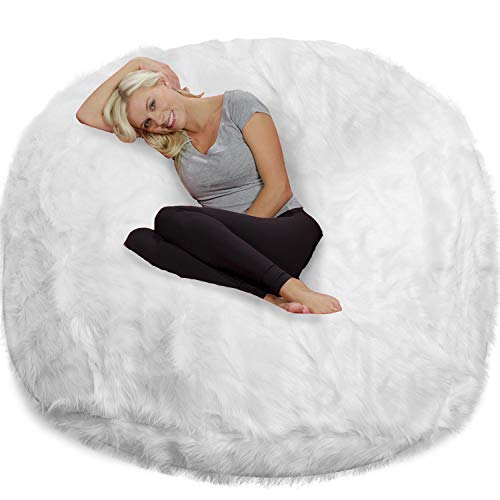 Plush Faux Fur - White