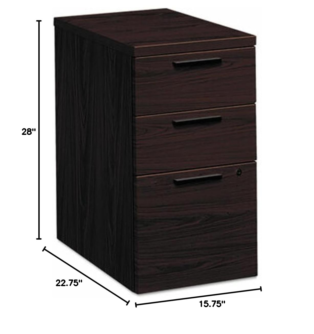 HON 10500 Series Mobile File Pedestal - 15.75