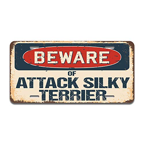 Beware of Attack Silky Terrier