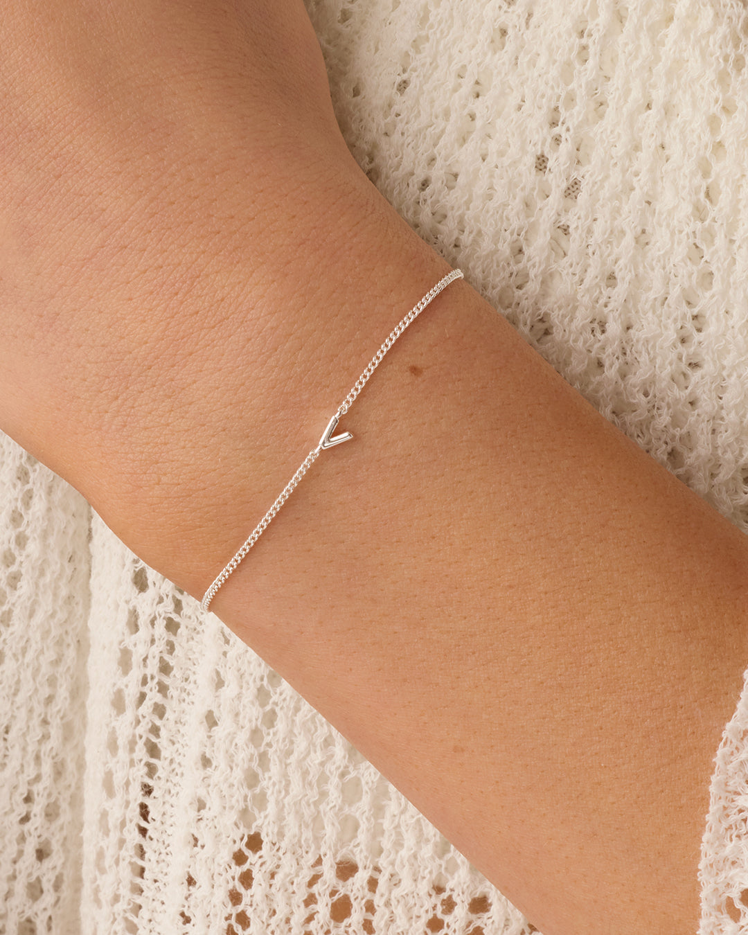 Wilder Mini Alphabet Bracelet - Personalized Initial Letter Bracelet for Women & Girls - Trendy Stackable Jewelry for Everyday Wear & Gifts