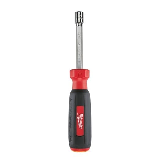 Milwaukee 48-22-2534 7mm Magnetic Nut Driver - Professional Grade Hex Screwdriver Bit for Electrical Work & DIY Projects - Perfect for Tight Spaces & Automotive Repairs