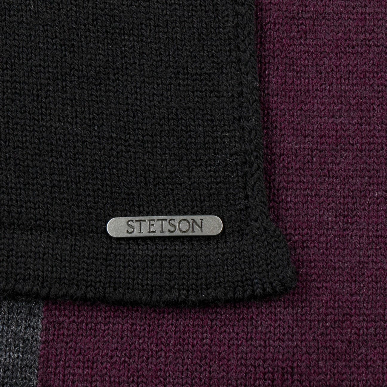 Stetson Merino Stripes Wool Scarf - Soft & Warm Winter Accessory for Men & Women - Perfect for Cold Weather, Outdoor Activities & Fashion