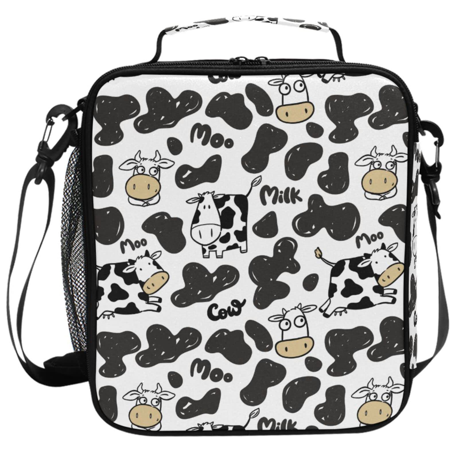 ZZXXB Insulated Lunch Bag - Reusable Thermal Cooler Tote for Milk, Food & Drinks | Leakproof Picnic Bag with Adjustable Shoulder Strap | Perfect for School, Office, Travel & Outdoor Activities (Students & Adults)