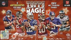 2012 Topps Magic Football Hobby Box - Factory Sealed with 3 Autographs & 18 Insert Cards | Perfect for Collectors, Fantasy Football Fans & Sports Memorabilia Enthusiasts