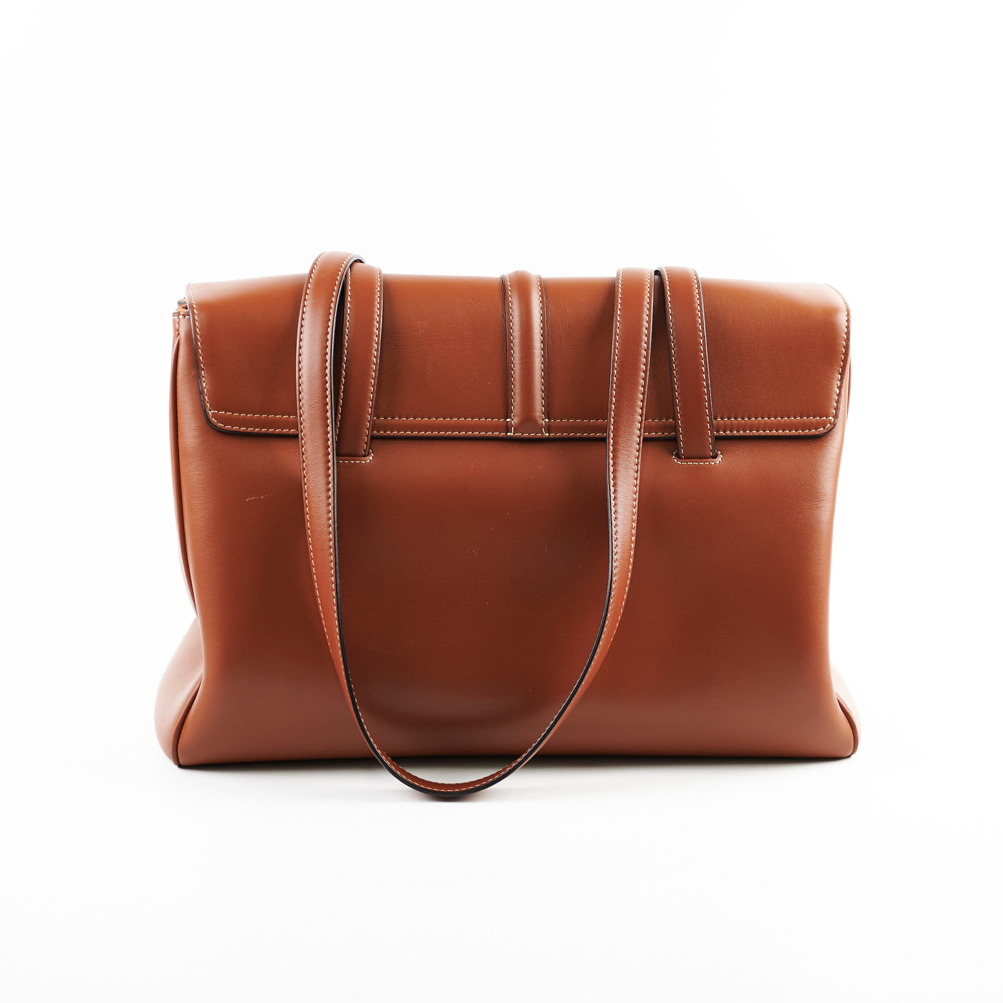 Celine Medium Soft 16 Bag in Tan - Luxury Leather Shoulder Bag for Women | Perfect for Work, Travel & Everyday Use