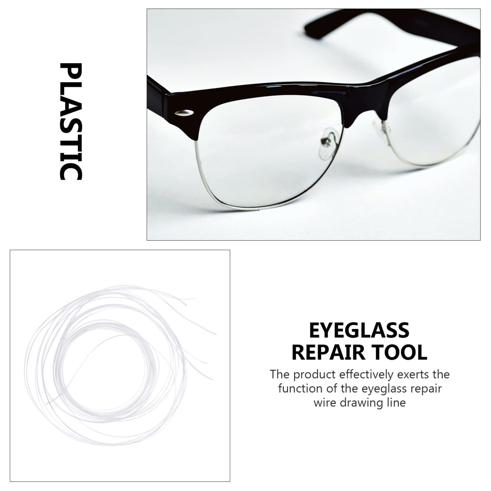 3 Packs Glasses Repair Thread Kit - Eyeglass Screw Replacement Tool with Mini Screwdriver - Perfect for Fixing Loose or Broken Eyeglass Frames at Home, Office or Travel