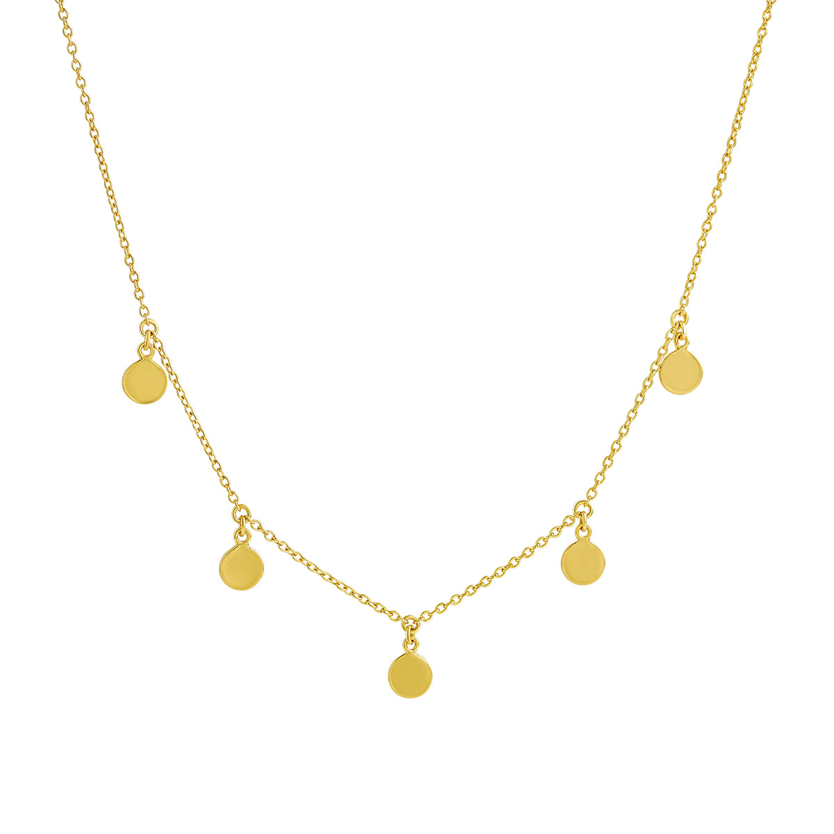 In Alignment Gold Necklace for Women - 14K Solid Gold Minimalist Pendant Necklace - Perfect for Everyday Wear, Gifts & Spiritual Jewelry