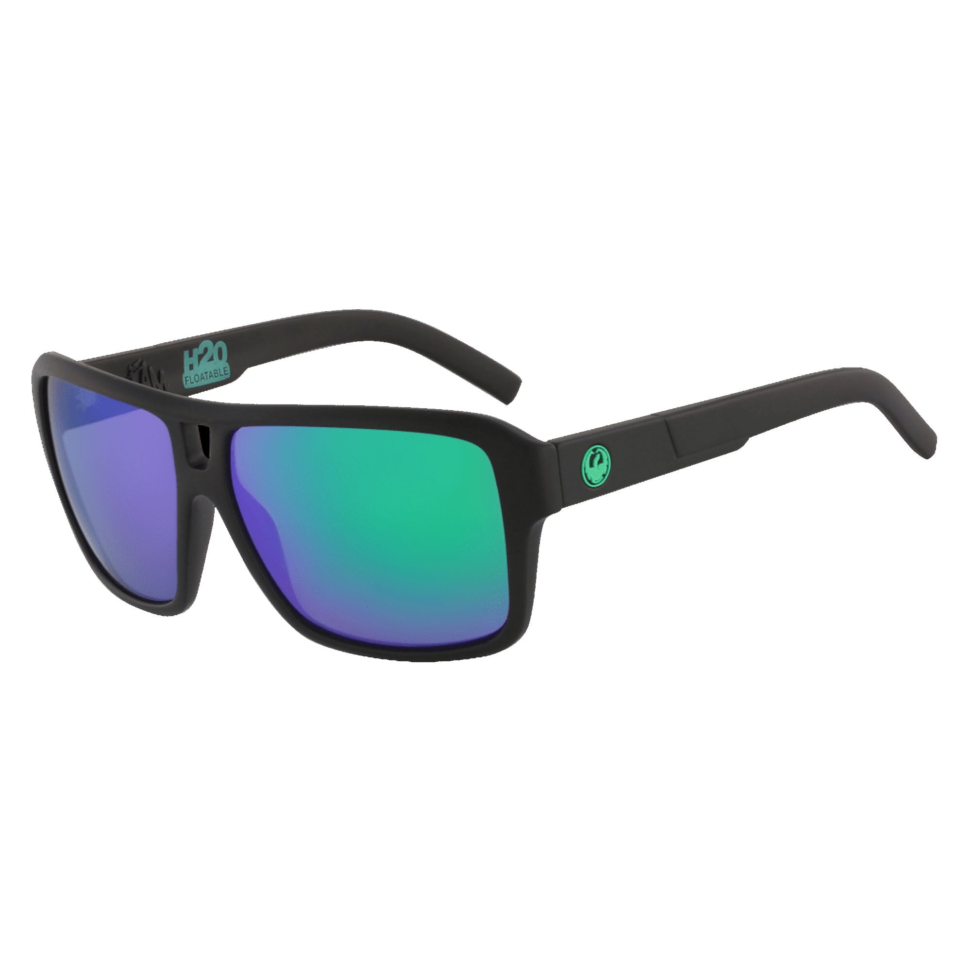 Matte Black H20/Green Ion Polarized