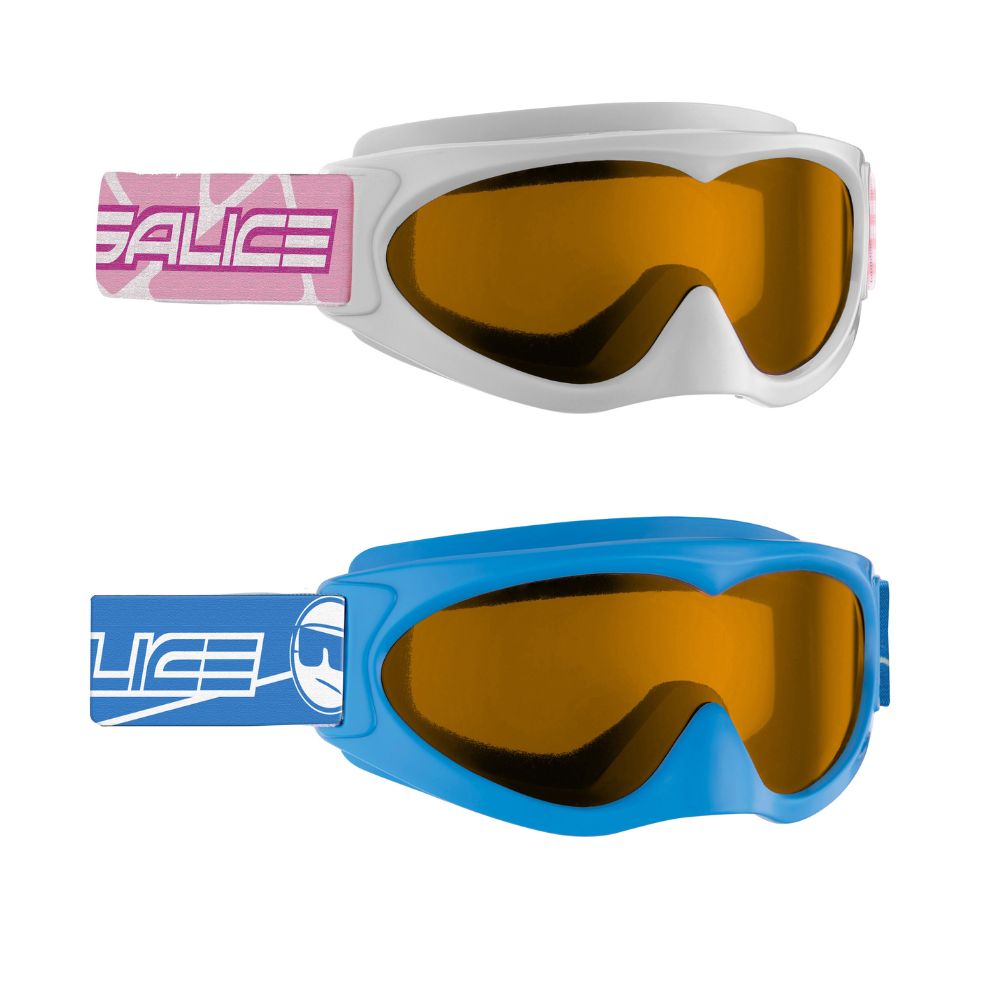 Salice Light Adaptive Kids Ski Goggles for Boys & Girls 0-3 Years - UV Protection, Anti-Fog Lens for Snowboarding & Winter Sports (Model 777ACRX) - Perfect for Ski Resorts, Snow Play & Outdoor Adventures