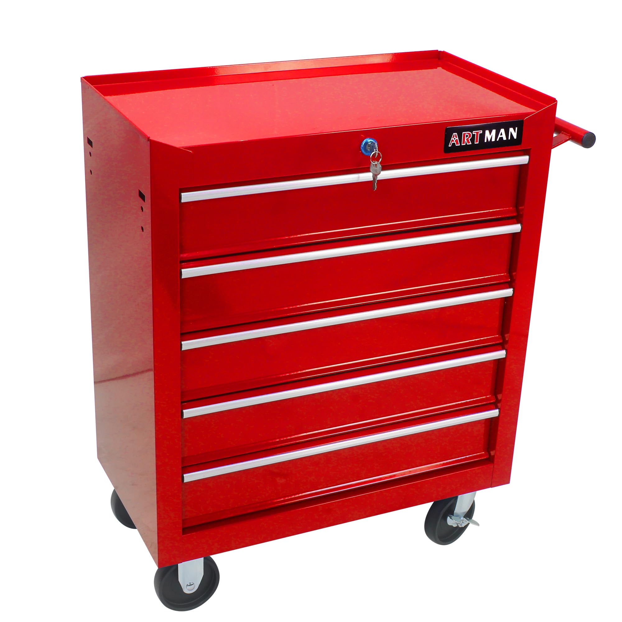 5-Drawer Rolling Tool Cart - Mobile Tool Storage for Garage & Workshop