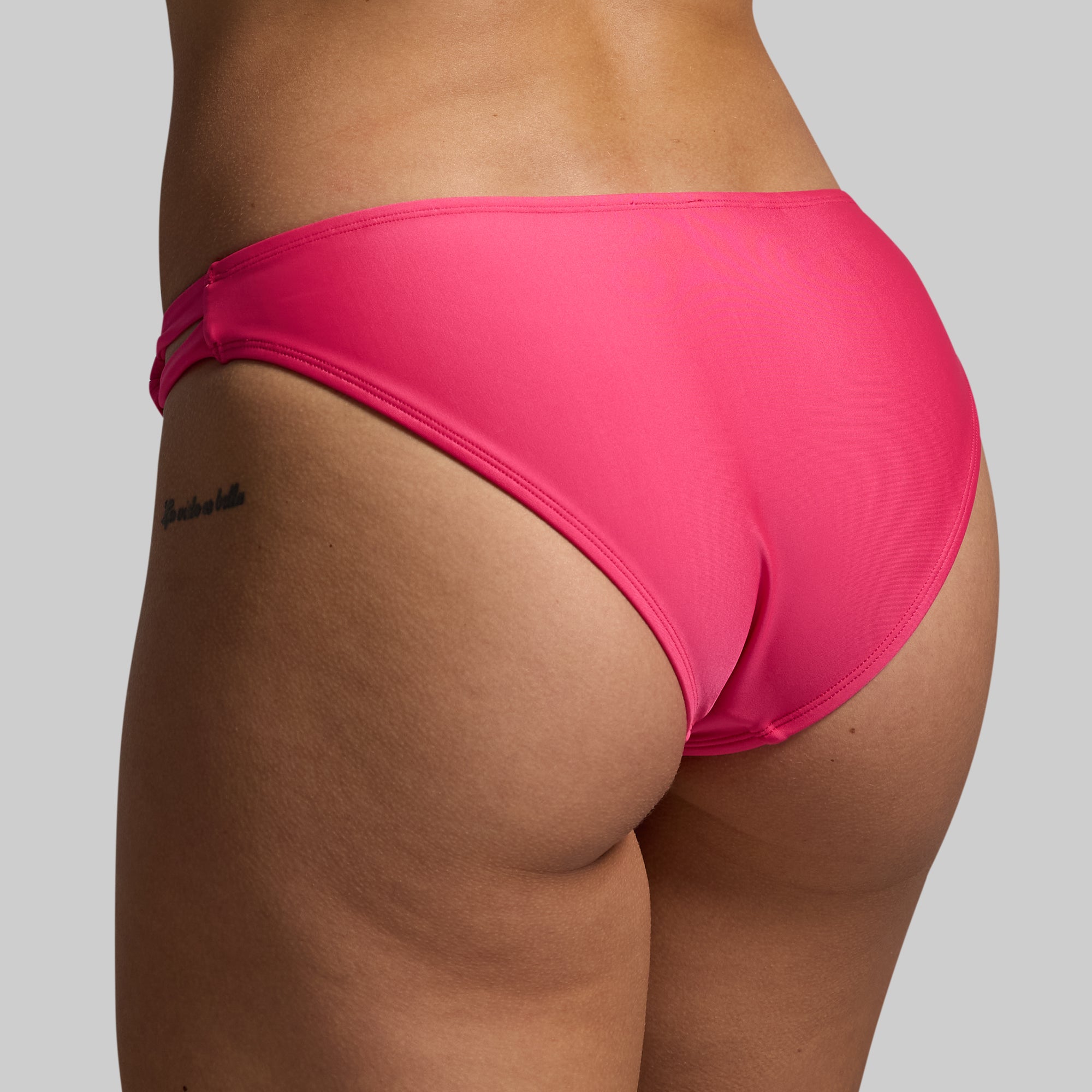 Marina Bikini Bottom - Raspberry Sorbet Color | High-Quality Swimwear for Women | Perfect for Beach Vacations & Pool Parties
