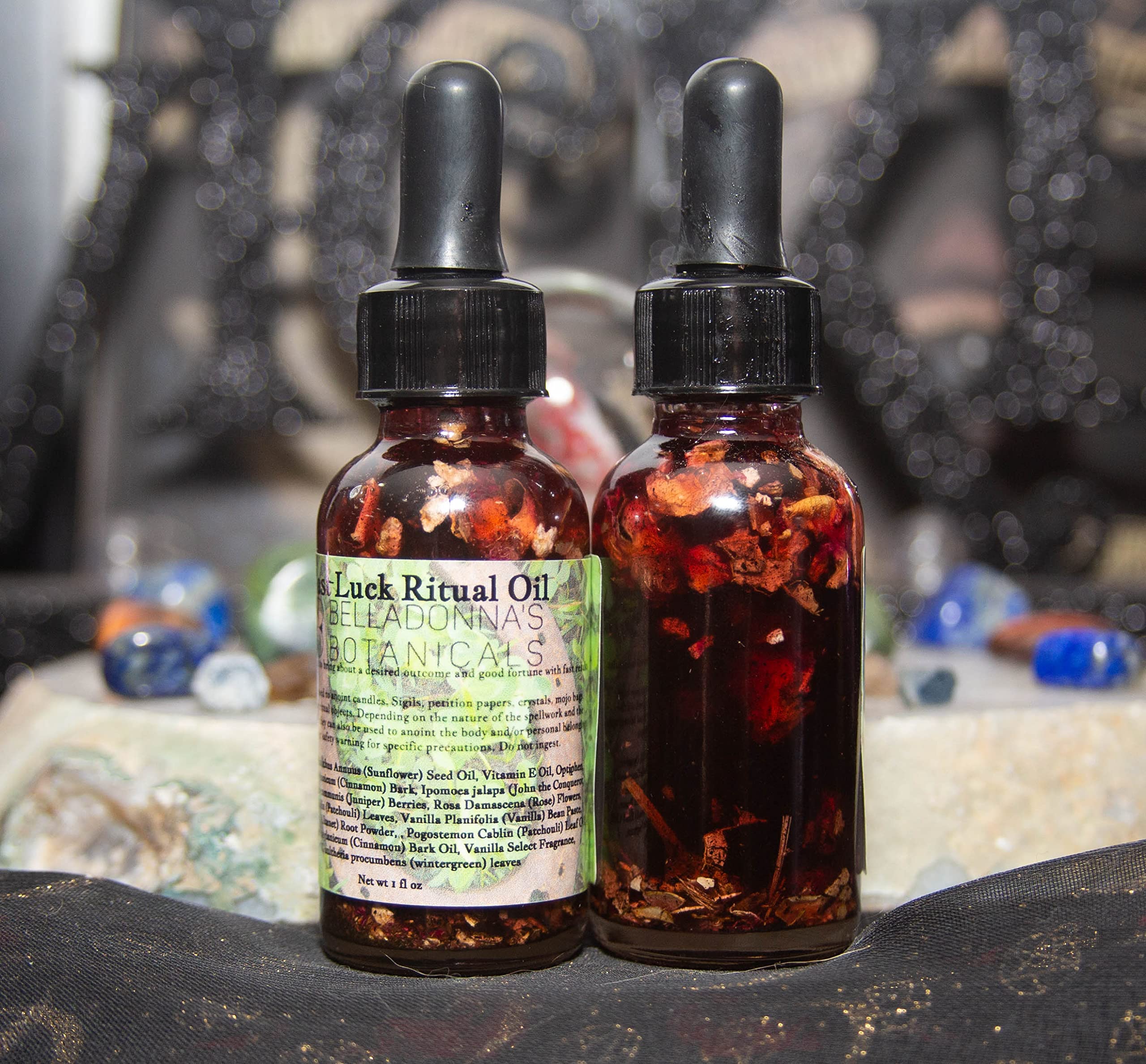 Fast Luck Ritual Oil - Spiritual Attraction & Good Fortune Anointing Oil for Manifestation, Blessings & Positive Energy - Perfect for Meditation, Prayer & Abundance Rituals