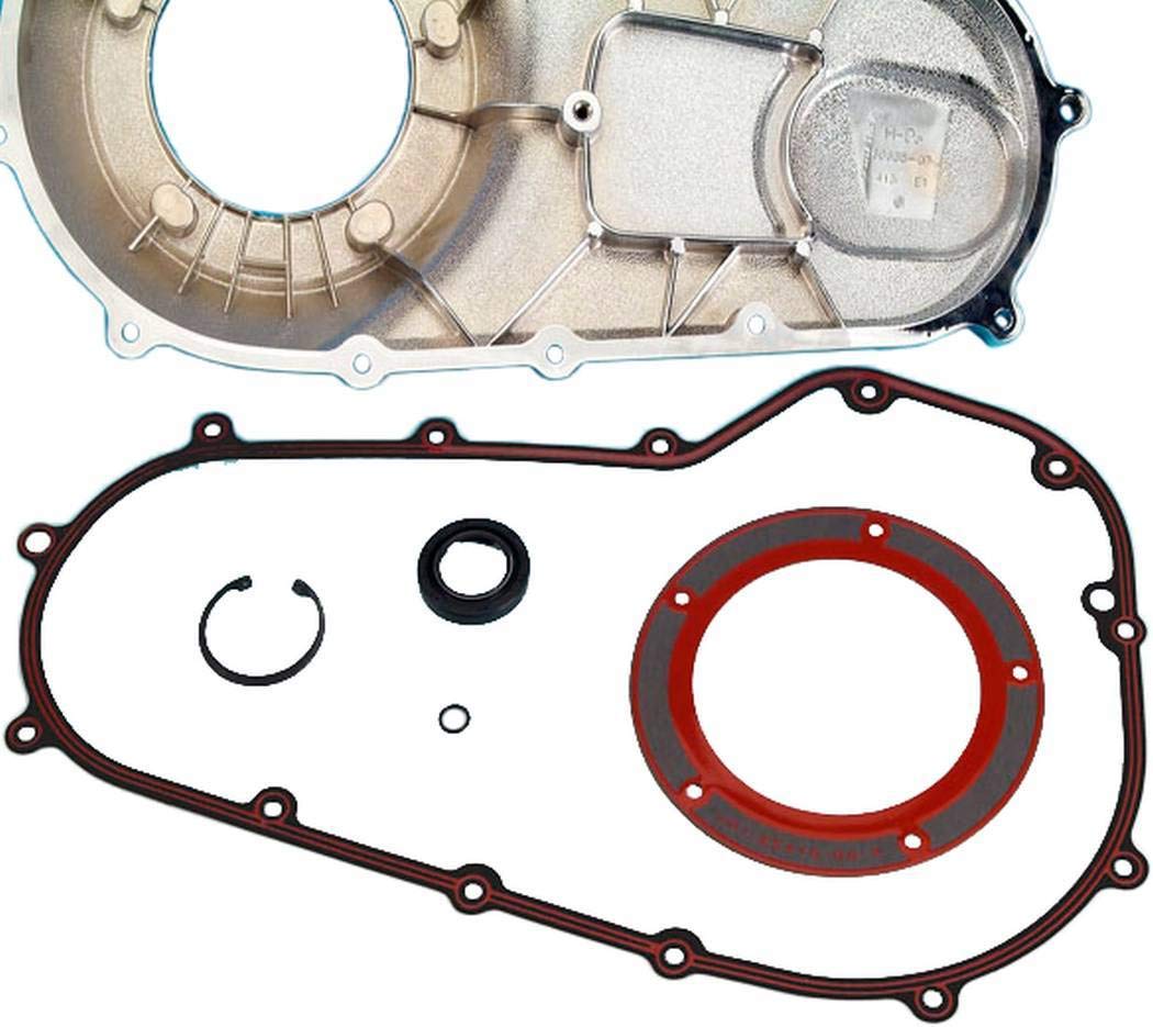 Harley Davidson 20 Primary Gasket Kit with Bead - Complete Cover Footmet Seal Replacement - Perfect for Motorcycle Maintenance & Engine Repair