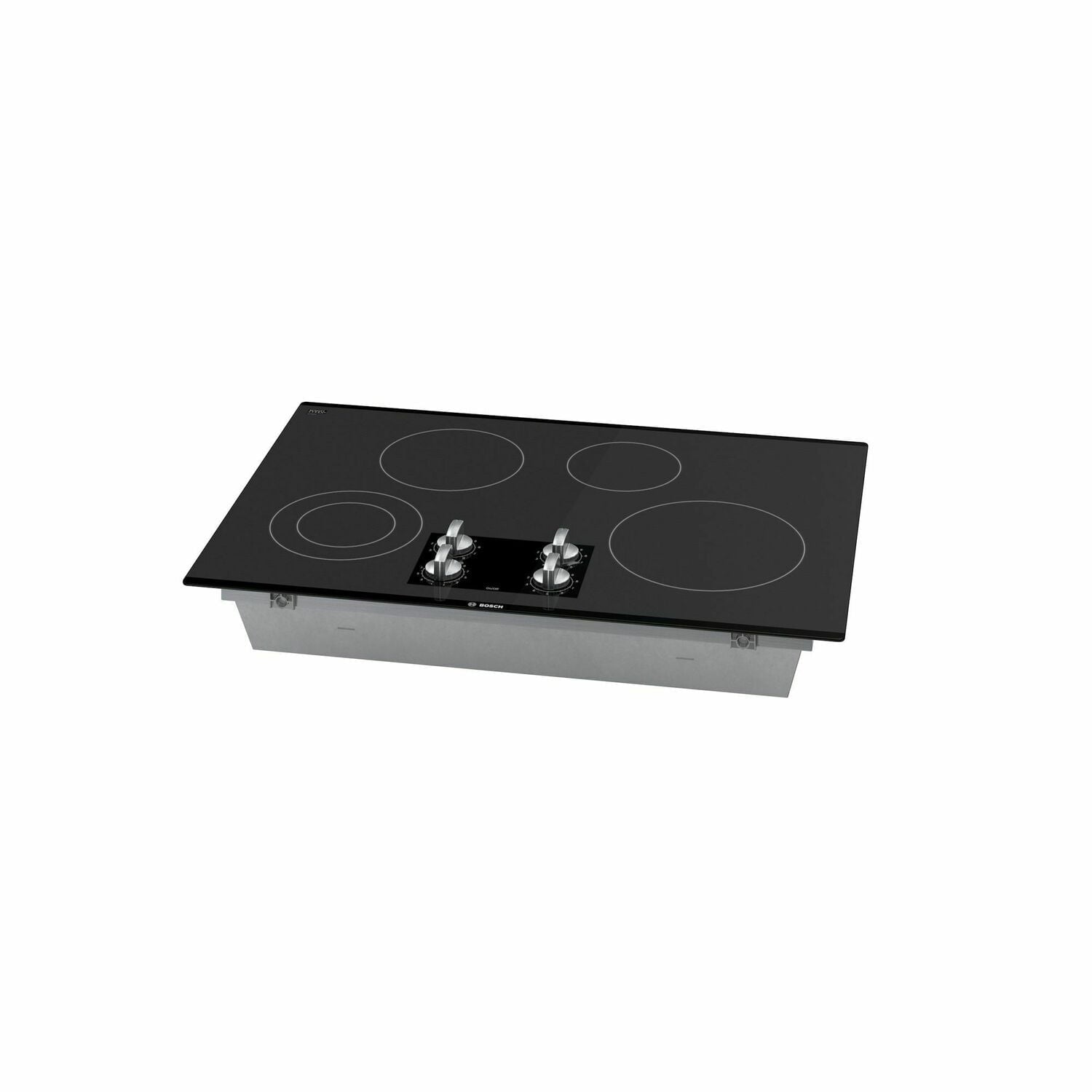 Bosch NEM5066UC 500 Series 30-Inch Electric Cooktop - 4 Burner Elements, Black Glass Surface for Modern Kitchens | Perfect for Home Cooking, Entertaining & Professional Chefs