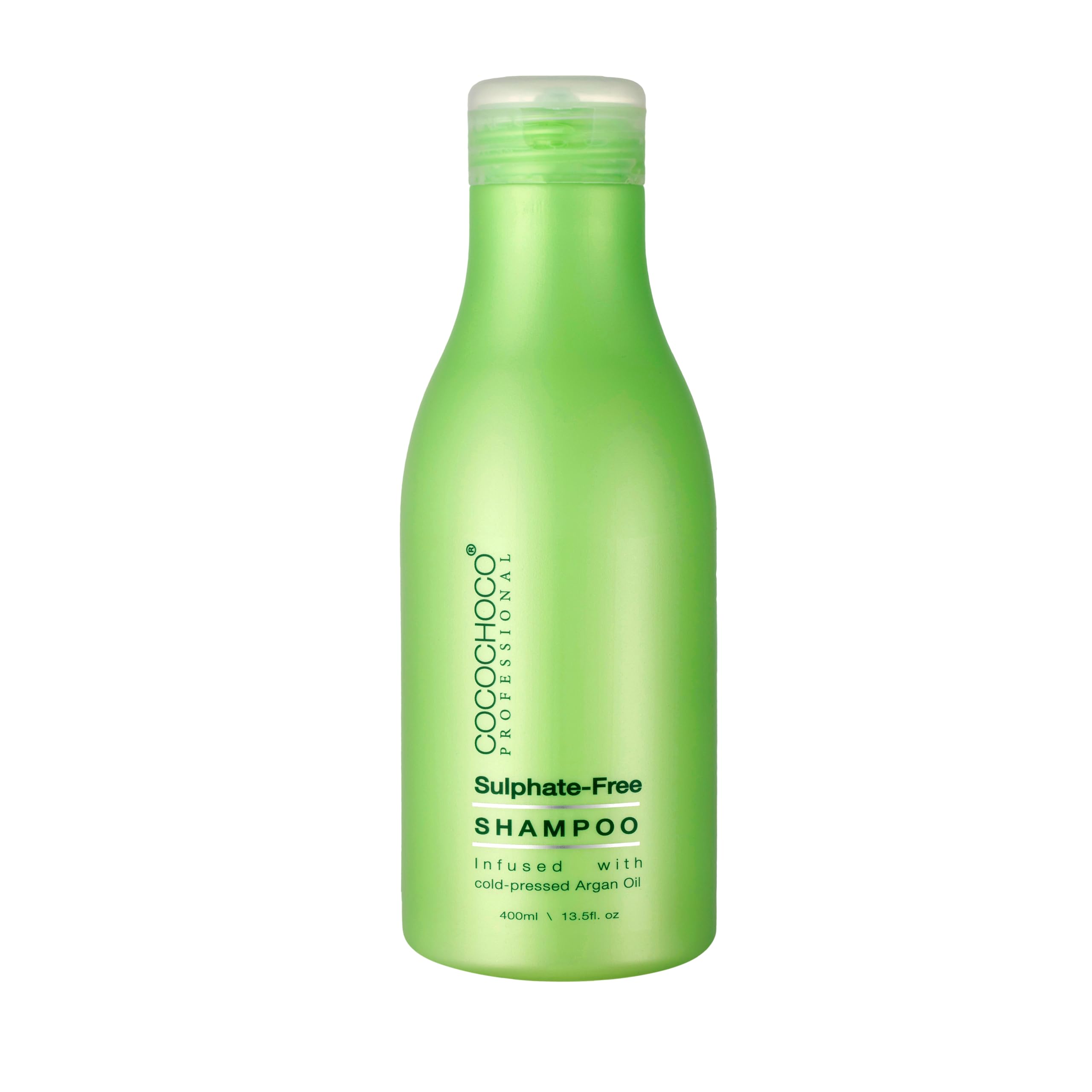 Cocochoco Professional Sulfate-Free Shampoo for Damaged Hair - 400ml Hydrating & Repairing Formula - Gentle Cleansing for Color-Treated, Dry & Curly Hair - Salon Quality Hair Care at Home